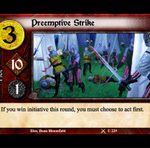An example of an A Game of Thrones CCG plot card. (Fantasy Flight Games)