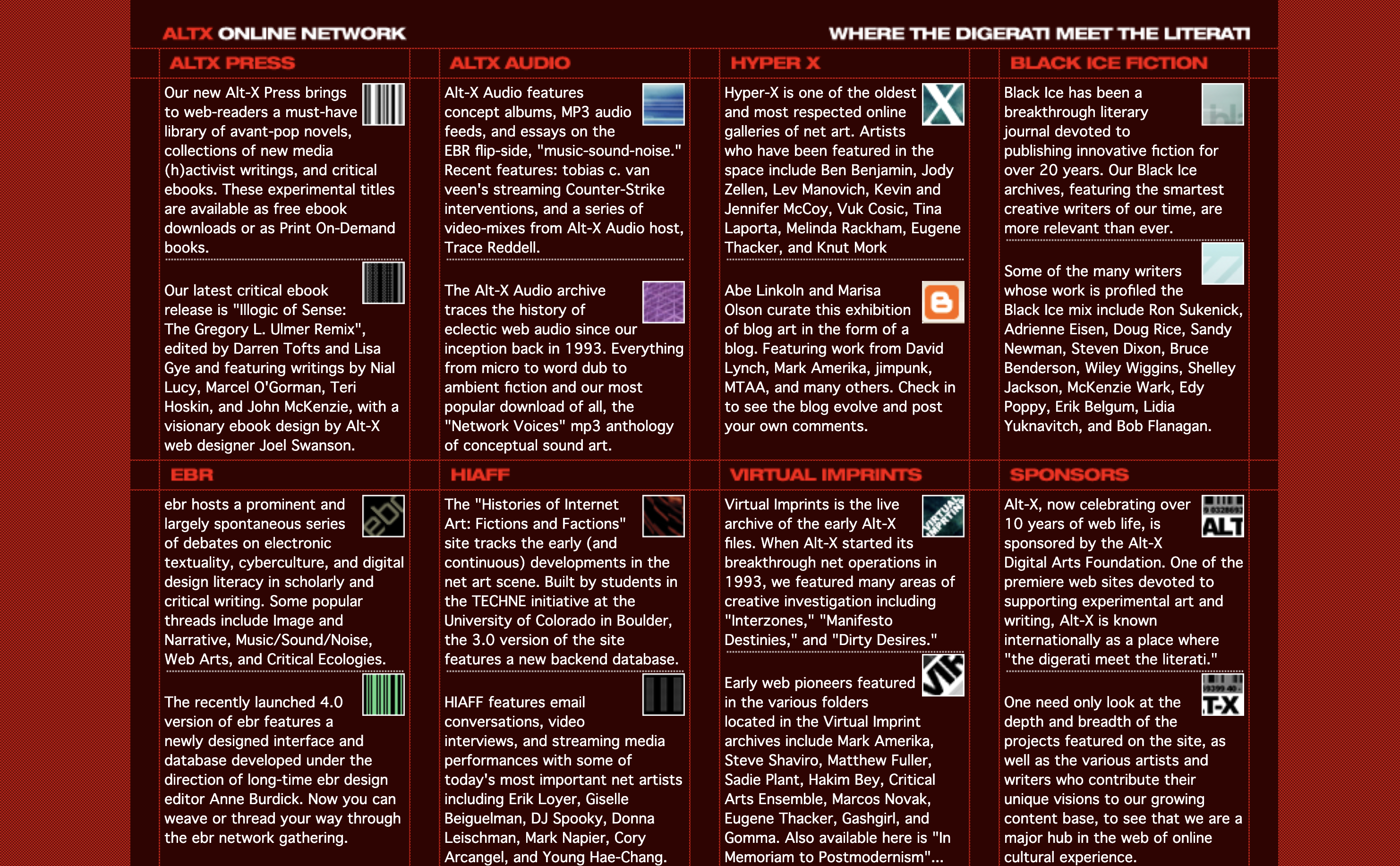 The Altx interface.